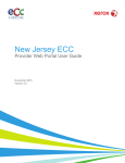 ECC Portal User Manual - (ECC) Provider Web Portal