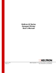 Keltron LC Series Compact Printer User`s Manual