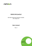 3GHD-CHO-2x4/2x3 User manual
