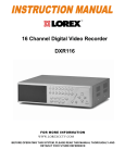 16 Channel Digital Video Recorder DXR116