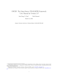 OSCEF: The Open-Source CIM-EARTH Framework User Manual for