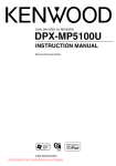 Kenwood DPX-MP5100U User Guide Manual - CaRadio