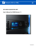 ZPU-5000 ACQUISITION UNIT User`s Manual for