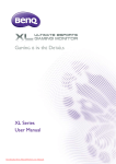 BenQ XL2720Z User Guide Manual