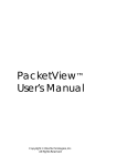 PacketView™ User`s Manual