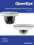 Camera Outdoor Repositionable IP Dome Camera