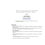 v0.8.9 User`s manual (a work in progress) Introduction EQUINOX