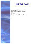 Netgear GS748T Hardware Installation Guide