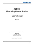 ACM100 User`s Manual