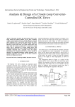 Analysis & Design of a Closed-Loop Converter