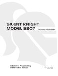 SILENT KNIGHT MODEL 5207