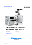 Operating Manual R&S UPV-K9/-K91