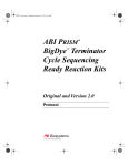 ABI PRISM BigDye™ Terminator Cycle Sequencing Ready Reaction