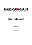 easyGUI User manual