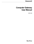 Computer Gateway User Manual - Honeywell Process Solutions