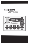 maxipreamp user manual