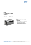 User Manual MP130E - Physik Instrumente