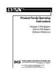 IMS LYNX Product Family Operating Instructions