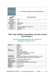 D6.2. User interface description and user manual of prototype 3