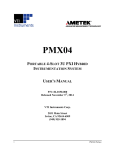 PMX04 User`s Manual - PSI Solutions, Inc.