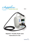 Sapphire® Portable Diode Laser Instructions for Use - cable