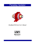 Broadband Isolator User Manual