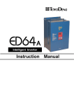 ED64A Inverter Instruction Manual