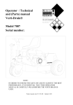 manual Verti-Drain® Model 7007 Serial number