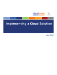 Implementing a Cloud Solution