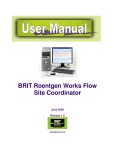 Roentgen Works Site Coordinator User Manual Rel 1.0