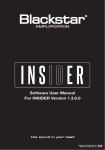 Software User Manual For INSIDER Version 1.3.0.0