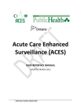 ACES User Manual - KFL&A Public Health Informatics