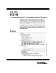 SCC-68 User Guide - National Instruments