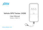 Vehicle GPS Tracker JV200 User Manual