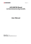 ACE-B8700 Board User Manual
