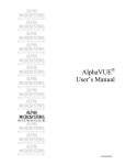 AlphaVUE User`s Manual - Birmingham Data Systems
