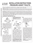 installation instructions pressure assist toilets