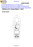 Extech MA430T Manual