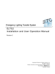 ELTS2 Installation and User Operation Manual RevC 2007