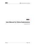 IRB+ User Manual for Online Submissions