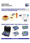 USER MANUAL WEIGHT INDICATOR