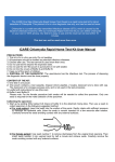 iCARE Chlamydia Rapid Home Test Kit User Manual