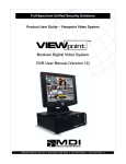 Modular Digital Video System DVR User Manual (Version 12)