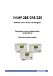 VAMP 230, 245, 255 manual