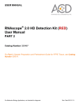 RNAscope 2.0 HD Detection Kit (RED) User Manual