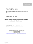 Tecotherm User Manual