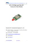 KYL-210 High speed Rate RF Transceiver Data Module