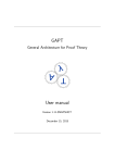 GAPT User Manual - Theory and Logic Group