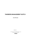 TANDBERG MANAGEMENT SUITE 8