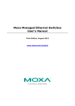 Moxa Managed Ethernet Switches User`s Manual
